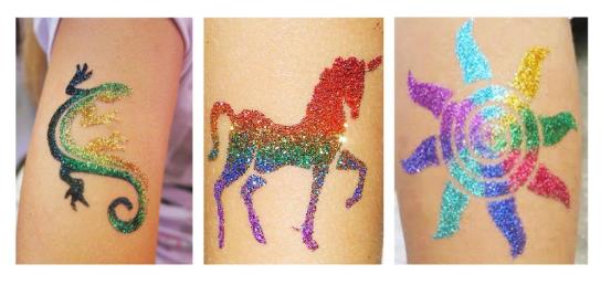 Glittertattoo