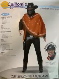 Scary Cowboy (masker/hoed/sjaal/cape)