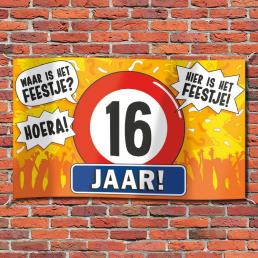 XXL vlag 16 jaar 