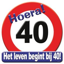 huldeschild 40 jaar