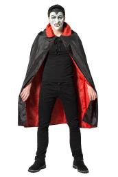 Dracula cape zwart/rood