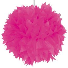 Pompon diam. 30 cm fuhsia