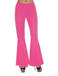 Flare broek roze