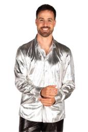 blouse shining zilver