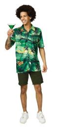 Hawai hemd groen