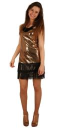 Jurk sequin goud