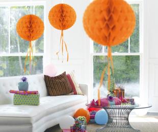 Honeycomb diam. 30 cm oranje