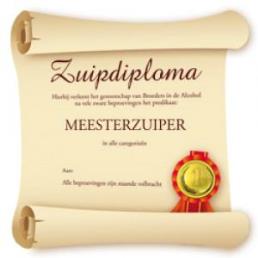 huldeschild zuipdiploma