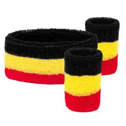 zweetbandjes set België (1 hoofd/1 arm)