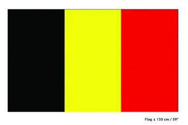 Vlag België 90x150