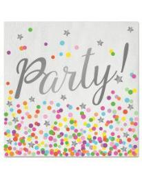 Servetten Party confetti (16st)