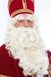 TV Sint luxe (baard, pruik, wenkbrauwen, snor)