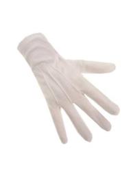 Handschoenen katoen kort wit
