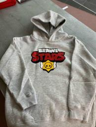 Brawl stars trui met kap grijs