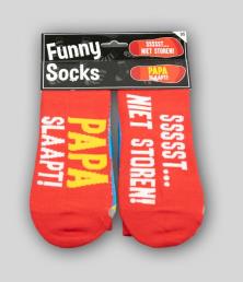 funny socks papa slaapt