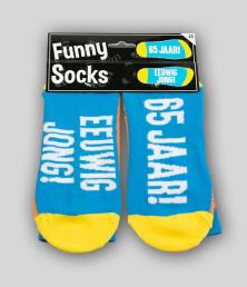 funny socks 65 jaar