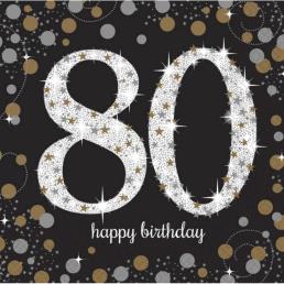 Servetten sparkling 80 (16 st)