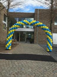 Ballonnenboog extra groot 2 kleuren (doorgang 5 m)