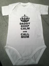 Romper 'Daddy keep calm and...'