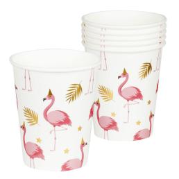 bekers flamingo karton 10st