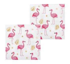 servetten 20 st flamingo (33x33cm)