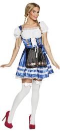 Dirndl Helena blauw